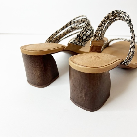 Madewell Meg Sandal Snake Embossed Leather Size 7 - Picture 4 of 7
